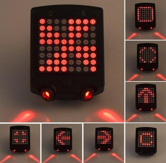 Luz direccional para bicicleta y mas funciones